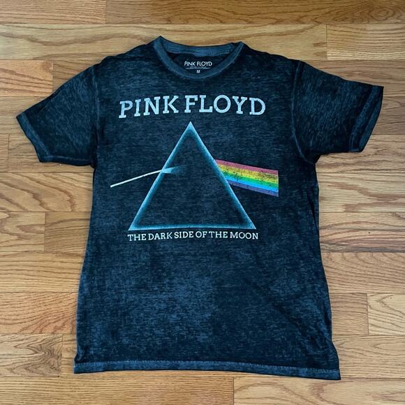 Pink Floyd Other - Pink Floyd The Dark Side of the Moon Burnout Short Sleeve Graphic Tee Men Medium